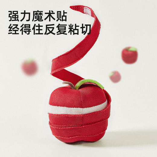Imomoto 水果切切乐毛绒玩具宝宝可咬儿童蔬菜切西瓜可剥皮大苹果 商品图2