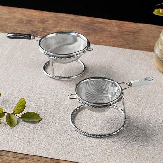 雅集茶具304不锈钢茶滤网（小号-白色） 商品图10