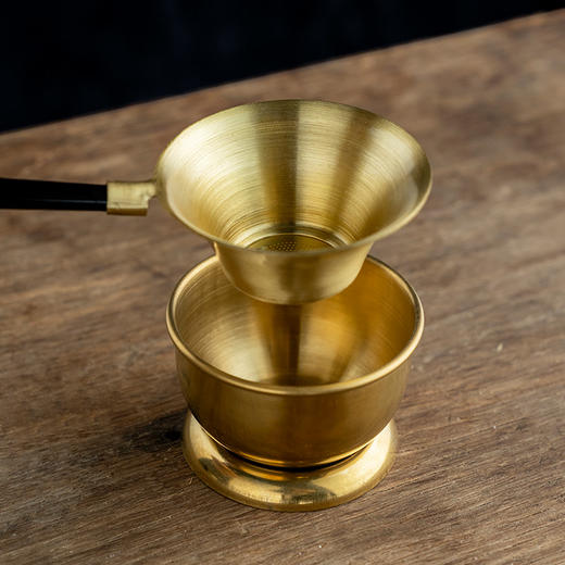 雅集茶具黄铜茶滤网14*6.5cm（小号） 商品图5