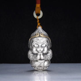 子佩集S999银【禅韵悟空】手把件纯银【SBJ410-1】手把件黑神话悟空2501