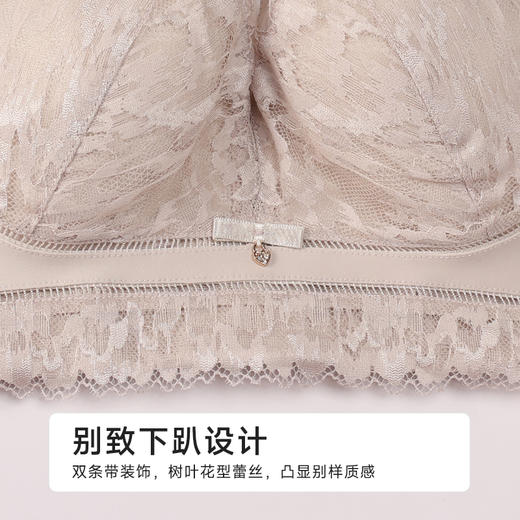 都市丽人调整型文胸超薄蕾丝美体纤塑记忆钢圈塑身文胸LJH2C3 商品图5