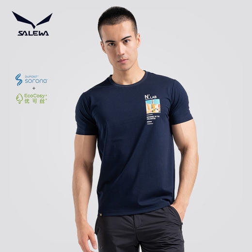 SALEWA|男式短袖棉T恤 SWAJJ810030 商品图6
