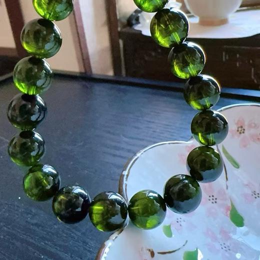 9mm-10mm单圈蓝绿双色碧玺手串 商品图0