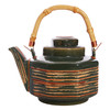 雅集茶具陶瓷条纹仿古壶800ml 商品缩略图0