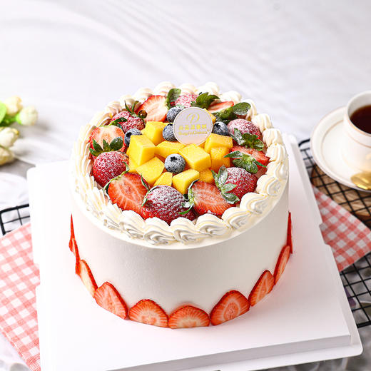 【草莓新品4选1】莓莓满满-新鲜草莓鲜果蛋糕，每一口都是新鲜草莓的邂逅【惠州】 商品图3