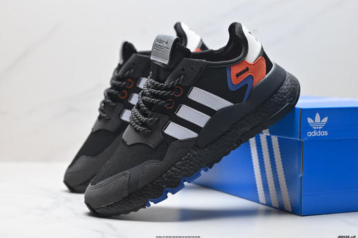 阿迪达斯ADIDAS NITE JOGGER三叶草经典运动跑步鞋HO1716男女鞋 商品图7