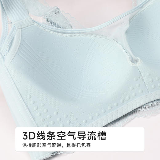 都市丽人调整型文胸薄蕾丝舒软挺塑树脂胶圈塑身文胸LJH2A9 商品图2