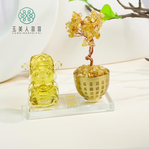 水晶财神摆件 商品图0