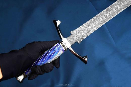 三希堂  现代刀系列  四芒星短剑 商品图11