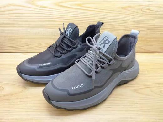 豪行男鞋2023秋季新款13323559时尚轻便潮系带休闲运动 商品图4