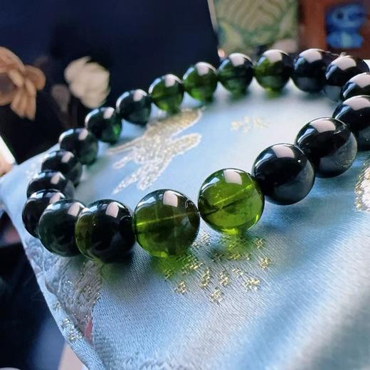 9mm-10mm单圈蓝绿双色碧玺手串 商品图3