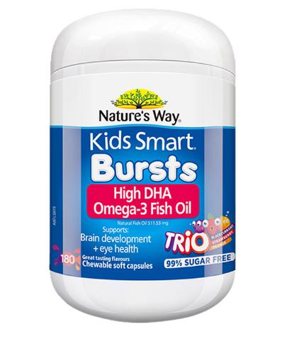 【跨境】佳思敏儿童DHA三色鱼油180粒 （效期：2026.10） 商品图1