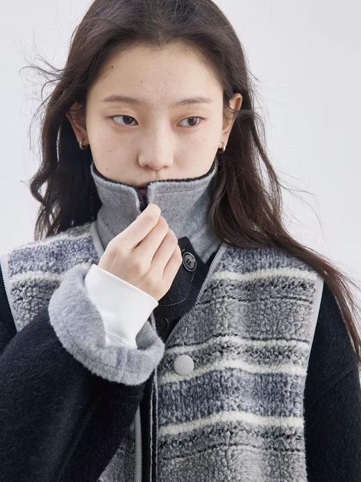 步履不停/4D21062C/纯羊毛中长款松弛感毛呢料大衣 商品图2