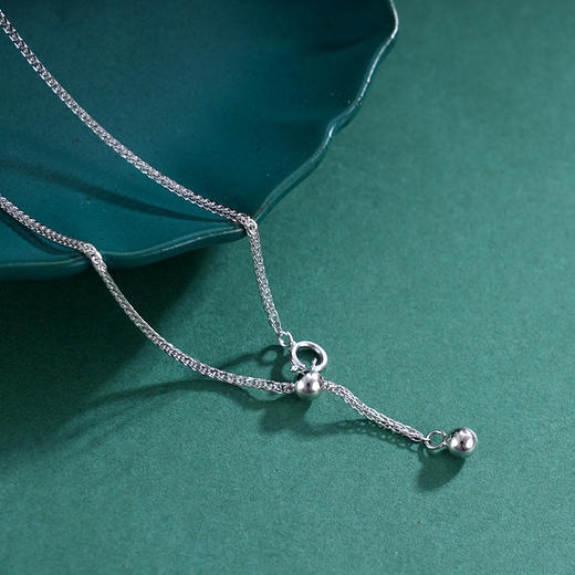 子佩集S925银【静谧之韵】套链纯银【YL-7421】时尚翡翠项链2501 商品图3