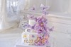 1027CAKE | 双层 鲜花蛋糕  梦幻紫罗兰  蝴蝶 商品缩略图1