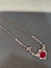 1.05ct刻面红宝石项链 商品缩略图1