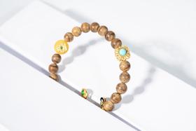 只此青绿（莞香）0.7*21（蜜蜡）【龙菲精选】