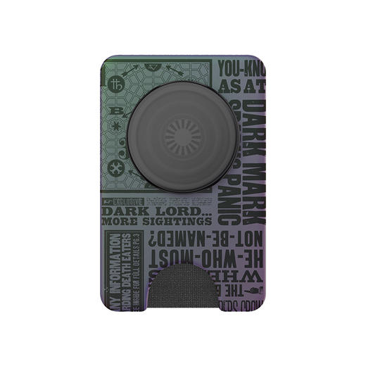 【哈利波特黑魔法】预言家日报·MagSafe卡包 WALLET卡包 Wallet of Magsafe磁吸卡包系列 黑色 字母 暗黑 商品图1