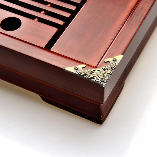雅集茶具吉祥如意柯木茶盘(红) 商品图2