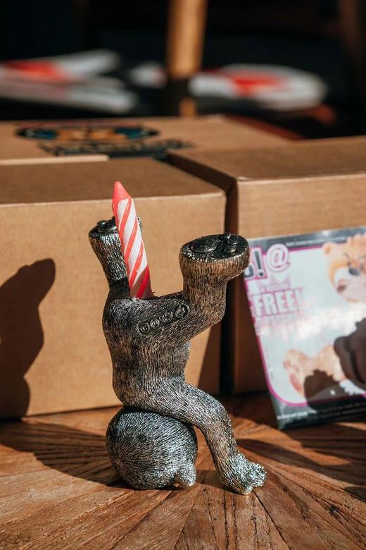 C011508以其独特的“变态”设计而著称更具个性和时尚感六个一组摆件熊 商品图10