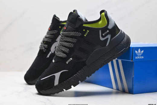 阿迪达斯ADIDAS NITE JOGGER三叶草经典运动跑步鞋HO1716男女鞋 商品图7