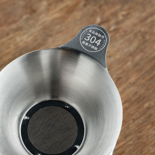 雅集茶具不锈钢双耳茶滤网7.3*12.8cm 商品图4
