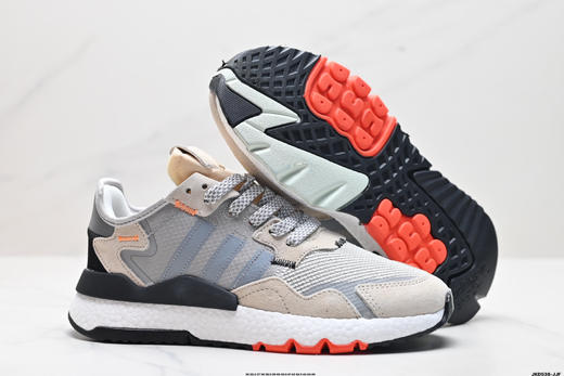阿迪达斯ADIDAS NITE JOGGER三叶草经典运动跑步鞋HO1716男女鞋 商品图4