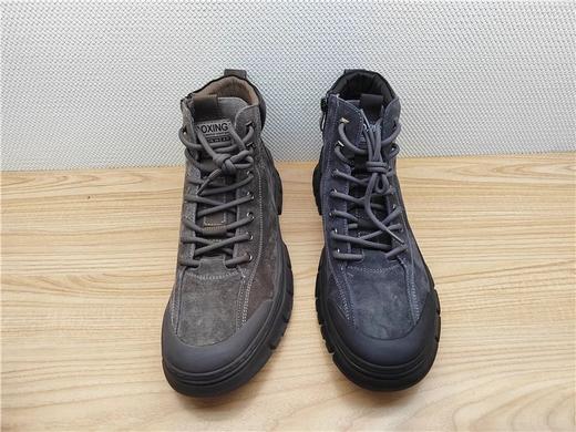 豪行秋冬新款12462309牛皮休闲单靴男鞋皮鞋 商品图0
