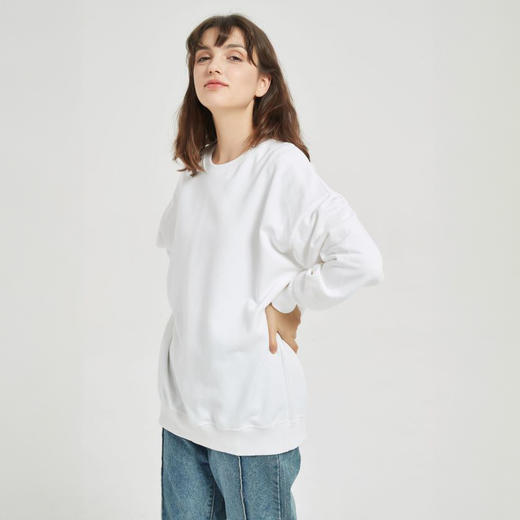 司纤 春季情侣款 重磅卫衣 宽松休闲 挺括有型 帽衫款/圆领款 多色可选 商品图12