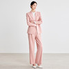 IWY/粉色职业套装女士高级感长袖西装工作服职场通勤女神范西服套裤WCP093 商品缩略图3