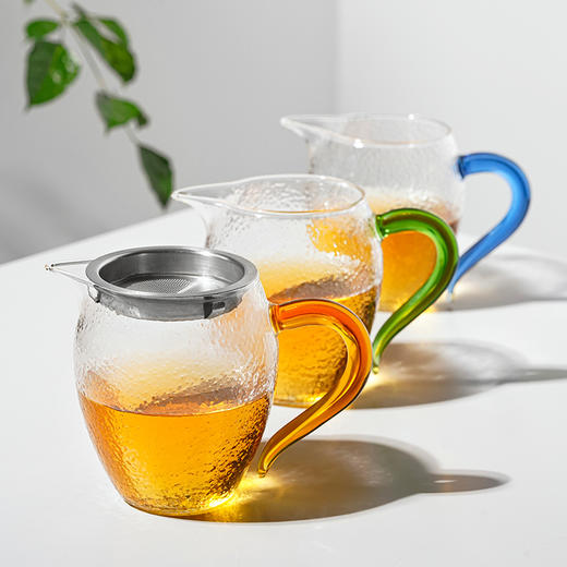 雅集茶具龙胆锤纹公道杯带茶隔 商品图4