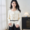 剩S/M/L/XL 米思阳2026春新品小香风外套时尚显瘦修身上衣女5M24CW3535 商品缩略图1