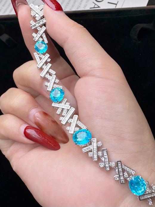 6.73ct刻面帕拉伊巴手链 商品图2