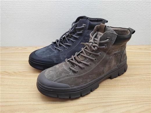 豪行秋冬新款12462309牛皮休闲单靴男鞋皮鞋 商品图1