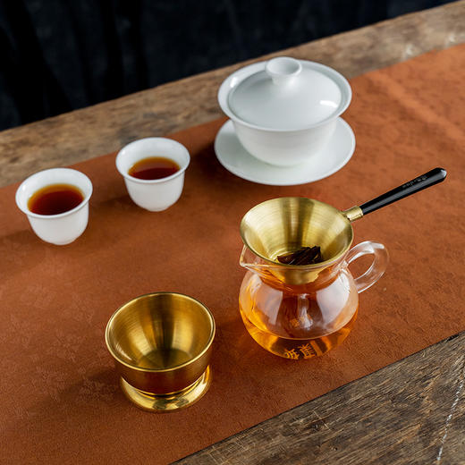 雅集茶具黄铜茶滤网14*6.5cm（小号） 商品图9