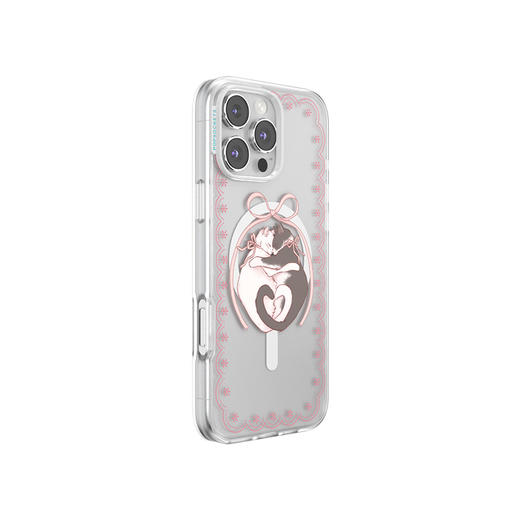 【甜】小猫相拥 POPCASE手机壳 MagSafe Popcase磁吸款 粉色 小猫 卡通 iPhone 16/15/14 商品图0