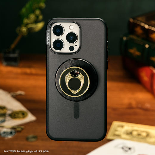 【哈利波特黑魔法】马沃罗·冈特的戒指·MagSafe圆啪嗒 MAGSAFE磁吸手机气囊支架 Round圆啪嗒系列 奢华金 图腾 商品图3