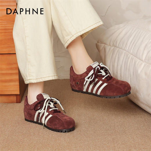 DAPHNE达芙妮经典斜杠德训鞋 | 经典的斜杠设计、双色鞋带交错的设计 商品图9