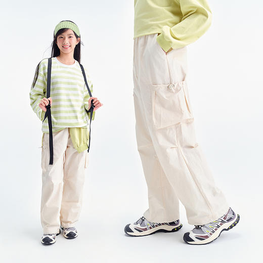 笛莎Deesha青少年女童裤子2025春季女童工装裤 商品图0