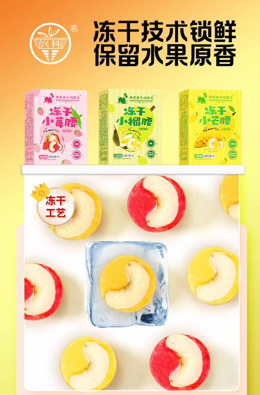 兴科冻干果蔬系列小零食/兴隆热带植物园/ 商品图2