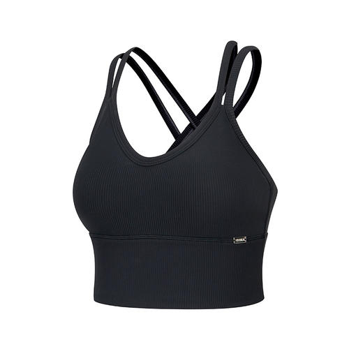 TITIKA 美背运动内衣罗纹吊带瑜伽背心健身衣（带胸垫）可外穿 25B11197 商品图4
