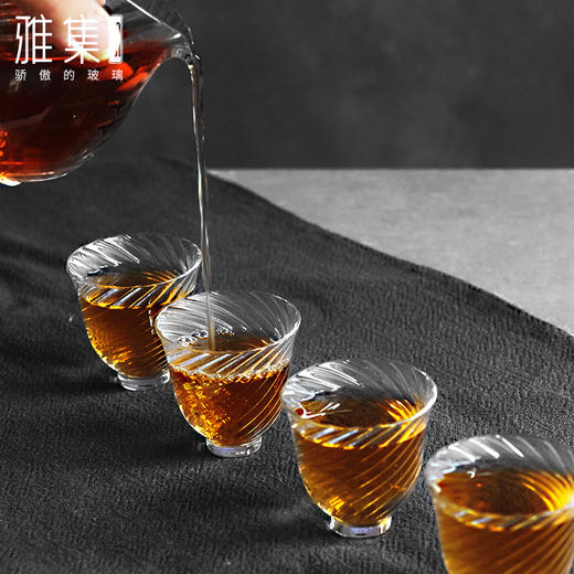 雅集茶具玻璃波纹壶套装280ml 商品图3