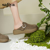 Safiya/索菲娅2025咖啡庄园复古软底休闲外穿舒适勃肯凉拖SFD1110404 商品缩略图4
