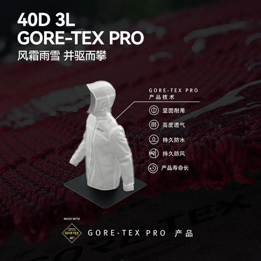 MONT X-PRO冲锋衣（运动员款） 商品图3