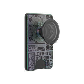 【哈利波特黑魔法】预言家日报·MagSafe卡包 WALLET卡包 Wallet of Magsafe磁吸卡包系列 黑色 字母 暗黑