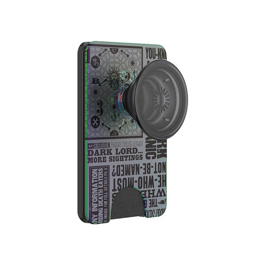 【哈利波特黑魔法】预言家日报·MagSafe卡包 WALLET卡包 Wallet of Magsafe磁吸卡包系列 黑色 字母 暗黑 商品图0