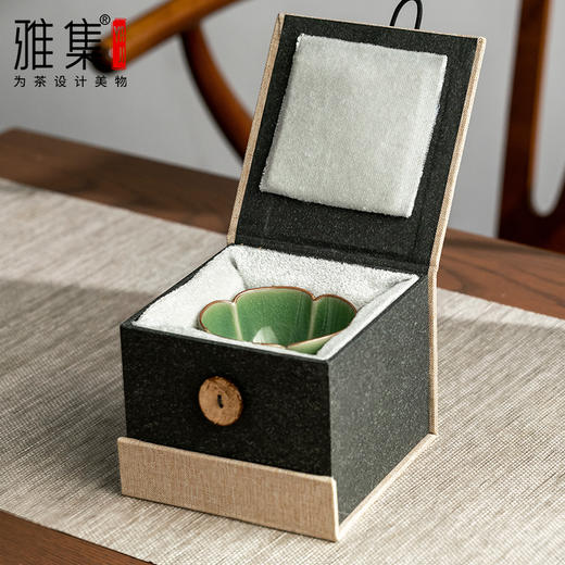 雅集茶具品茶杯花口杯100ml 商品图4