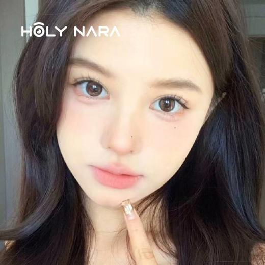 【日抛】Holy Nara 茶里棕 直径：14.2mm  含水量55%（日抛10片/盒 不同度数请拍两盒） 商品图1