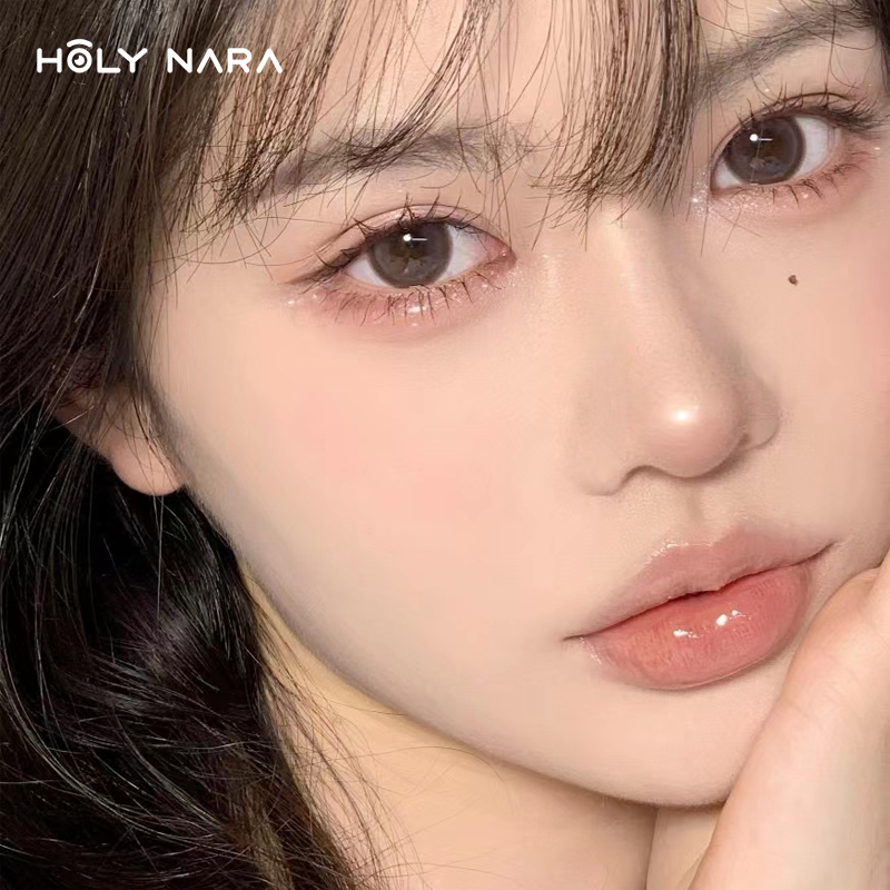 【日抛】Holy Nara 茶里棕 直径：14.2mm  含水量55%（日抛10片/盒 不同度数请拍两盒）