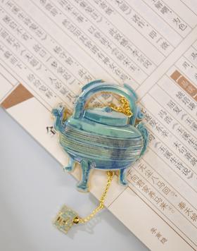 苏州博物馆 咏古吉金金属冰箱贴/盉